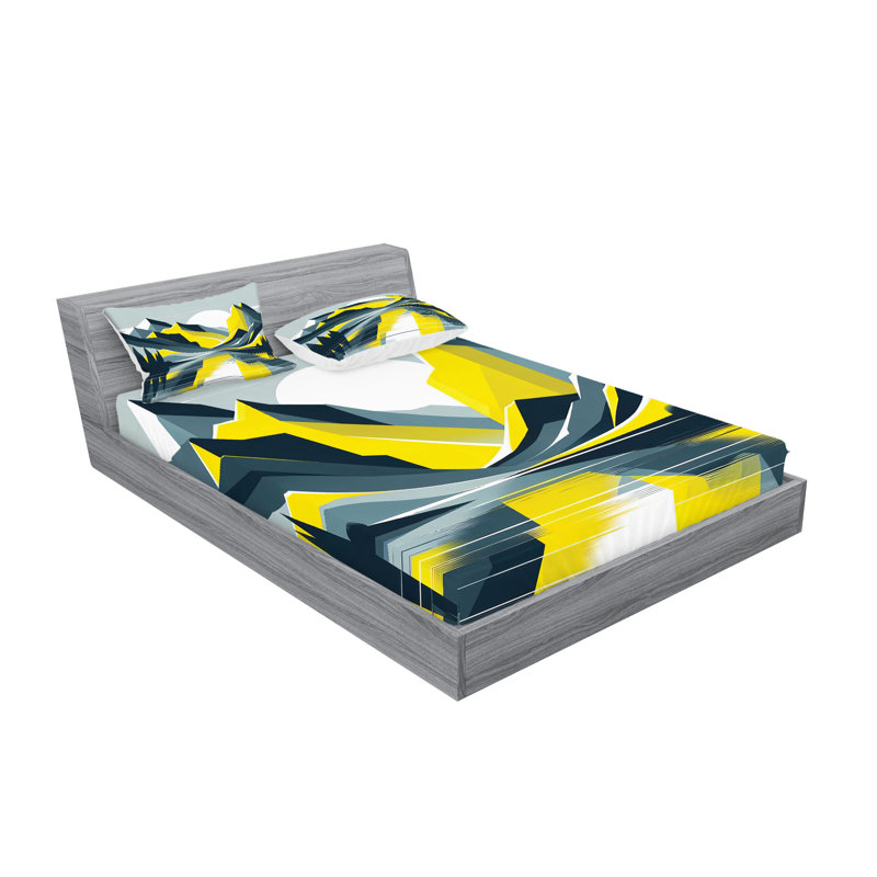Microfiber Sheet Set, Queen Sheet Set + 2 Pillowcases
