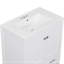 Meuble-lavabo de salle de bain avec lavabo simple, armoire encastrée combinée-1966658550