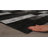 Abstract Grid Black/Gray Minimal Indoor Woven Area Rug-1612320255