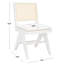 Chaise rembourrée en lin H 16,9 po Josephina-235027865