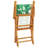2 - Person Wood Patio Dining Set with Square Table
