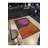 Painted Patterned Woven Base Washable Rug-1001120711