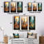 Adorable fleur de kangourou, oasis - ensemble de 3 peintures murales sur toile kangourou-1087448265-1087448267