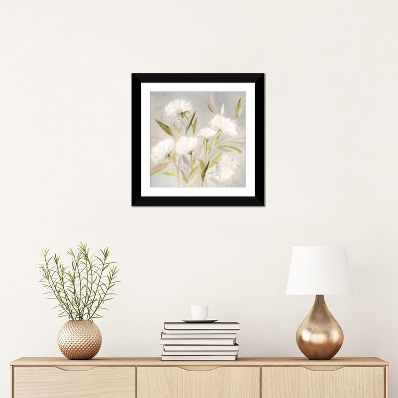 « fée » ii, reproduction sur toile, H 18 po x l 18 po x P 1,5 po, Papier d'art encadré noir