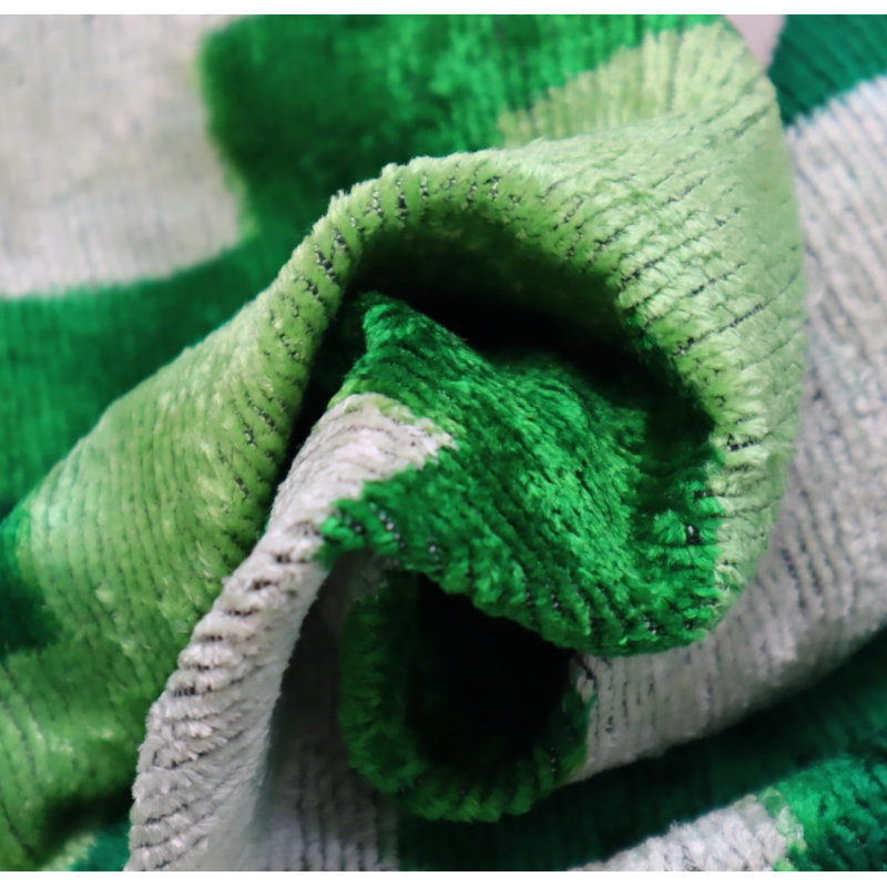 Lumbar Pillow Cover & Insert, Green/White