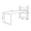 Bureau d'écriture rectangulaire en bois massif brun noisette-118374748-118374746