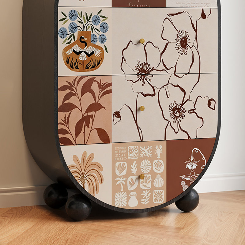 Armoire de rangement 4 tiroirs French