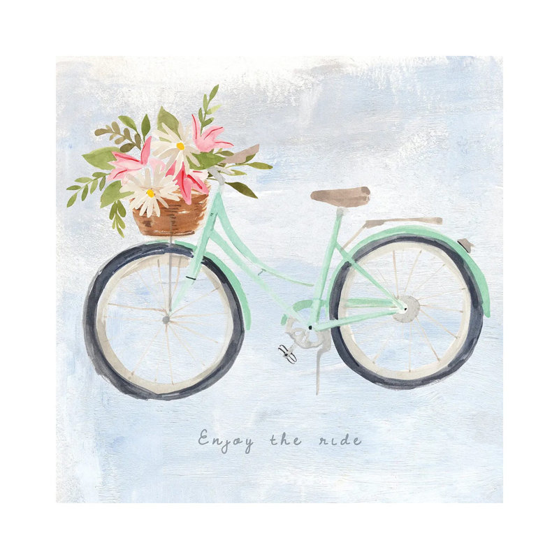 Enjoy The Ride I by Annie Warren - Wrapped Canvas Print, 30.48 cm H x 30.48 cm W