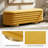 Nettie 54" Modern Velvet Boucle Upholstered Tufted Storage Bench with Gold-finished Metal Legs-1411575423