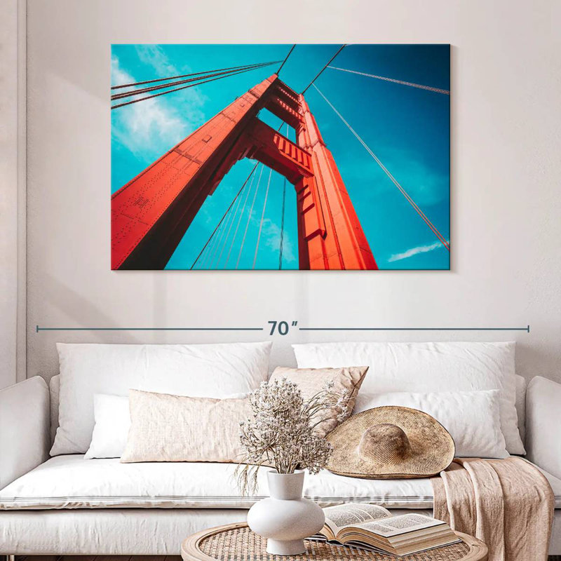 Lilie Gate Bridge Cables, 32" H x 48" W