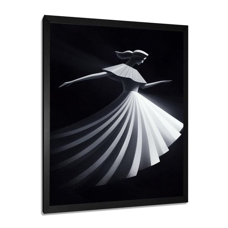 Hinckley - Fashion Wall Art Prints, Noir, noir, noir, noir, H 20 po x l 12 po, Picture Framed