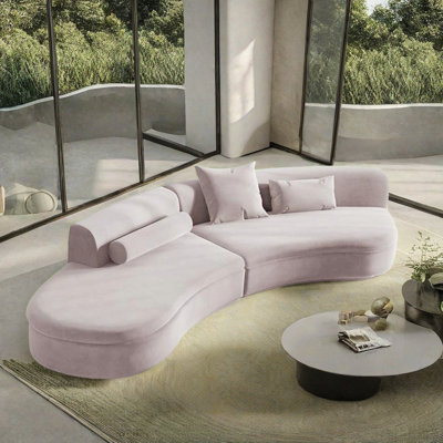 Light Luxury Curved Style Sofa