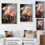 «Colsten Peach Roses Romantic Impression I», reproduction sur toile-763900252-763900249