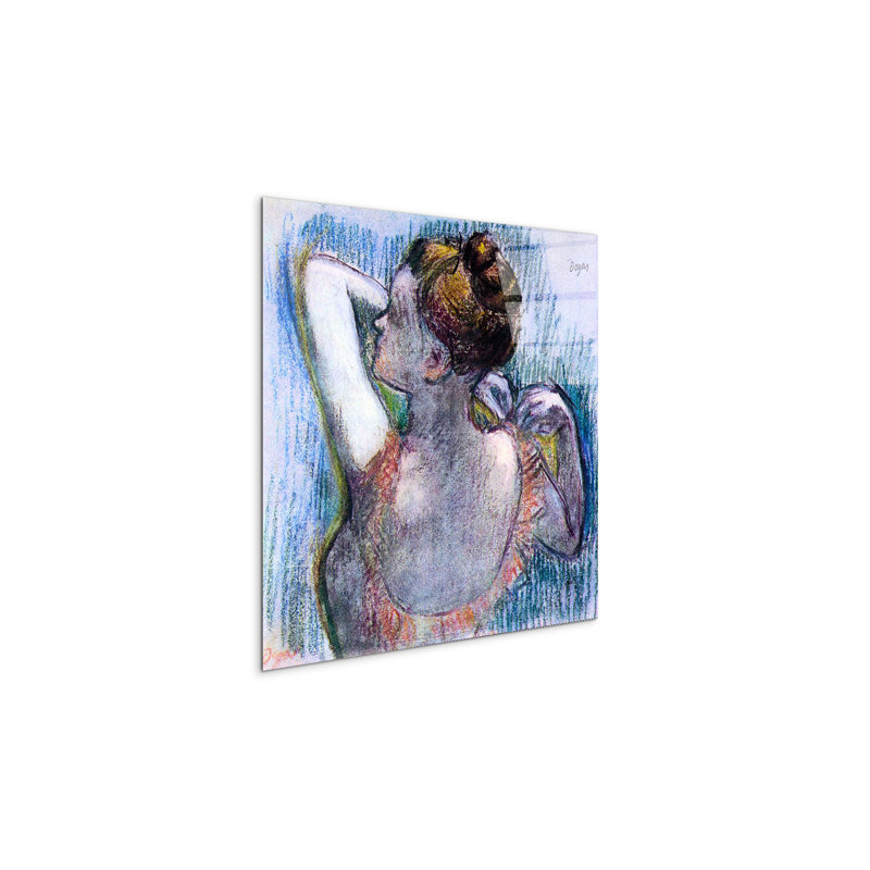Dancer Lady by Degas Edgar 58x58 Cm Frameless Panel Lightweight Ready to Hang, CrystalArt