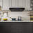 30 inch 900 CFM Ducted Under Cabinet Range Hood 4 Speed Quiet Black Stainless Steel Remote and Touch Panel Control with LED Lights-120430891