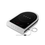 Contemporary Portable Induction Cooker in Matte Black
