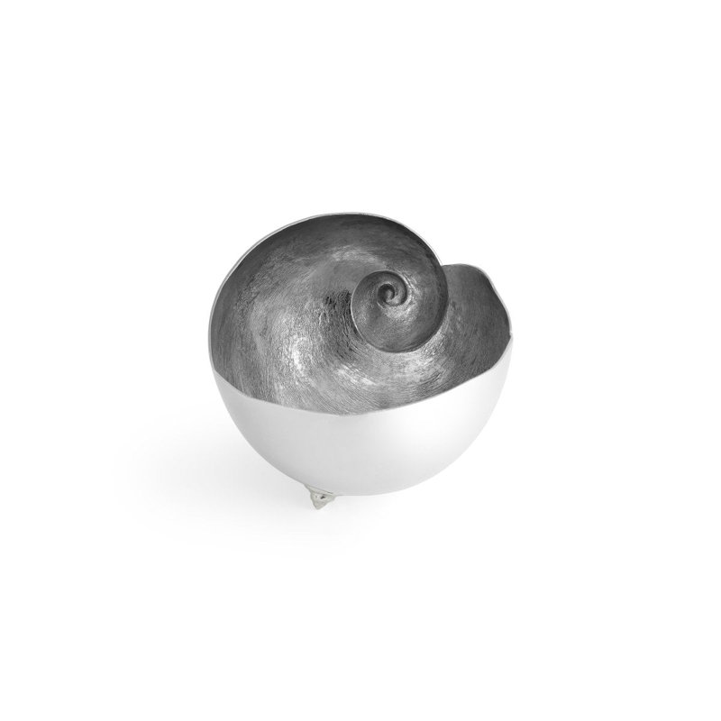 Ocean Reef Moon Shell Bowl, 4" H x 5.5" W x 6.5" D