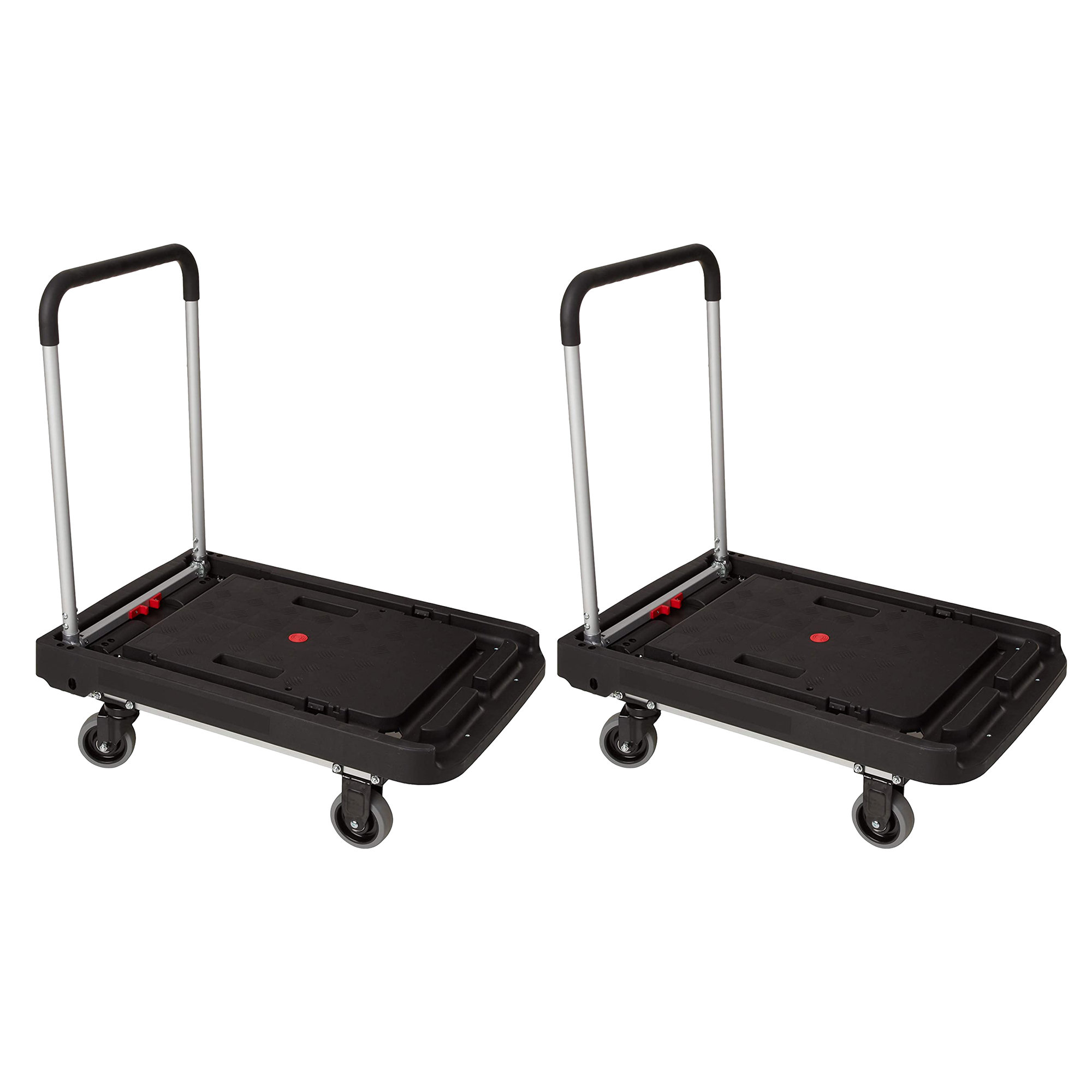 Stalwart Dolly Cart - Moving Cart with Roller Wheel Casters