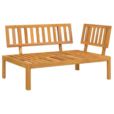 Winston Porter Patio Pallet Corner Sofa Solid Wood Acacia by Winston Porter