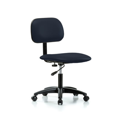 Chaise de laboratoire avec dossier réglable PERCH | Hauteur du bureau: 17 à 22 po