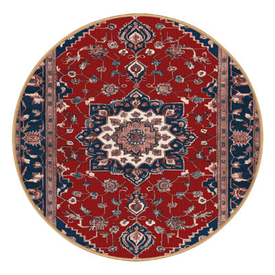 Machine Washable Persian Brown Area Rug