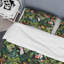 Ensemble de housse de couette à motif patchwork vert tropical-509959507