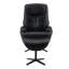 Fauteuil d'appoint pivotant avec repose-pieds Motion
