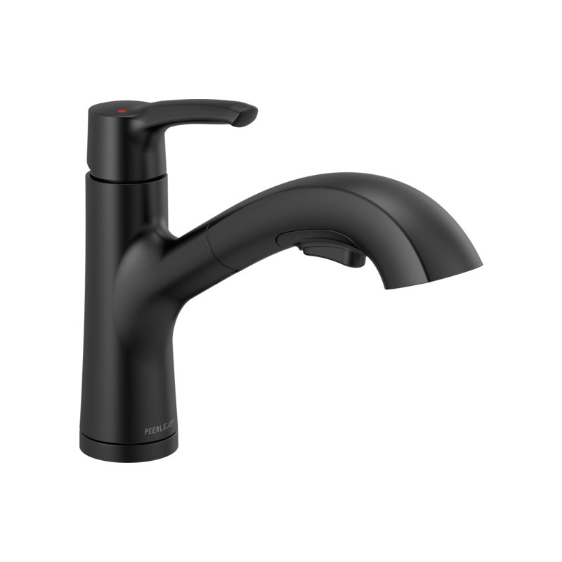 Peerless Parkwood Pull Out Kitchen Faucet, Matte Black