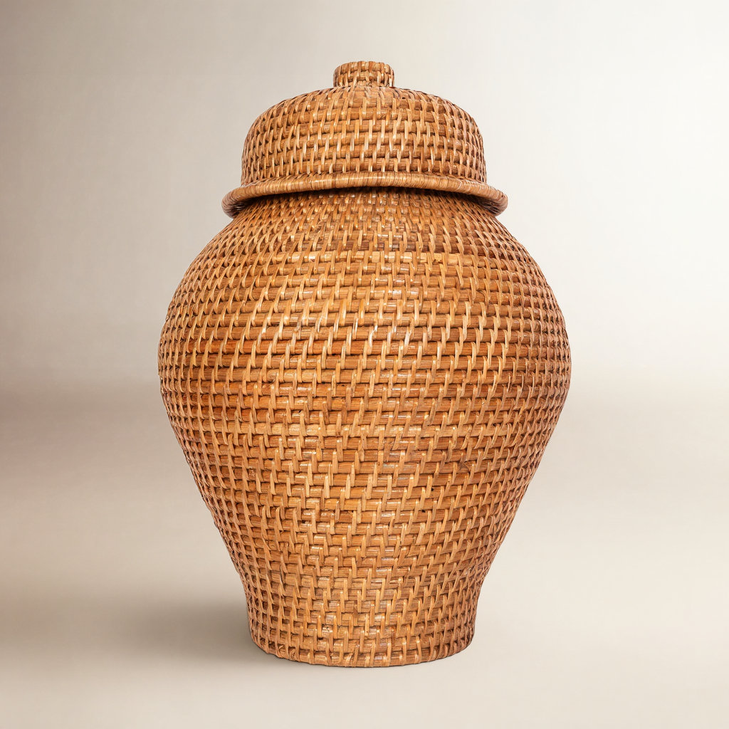 Ilonka Ginger Jar, Brown