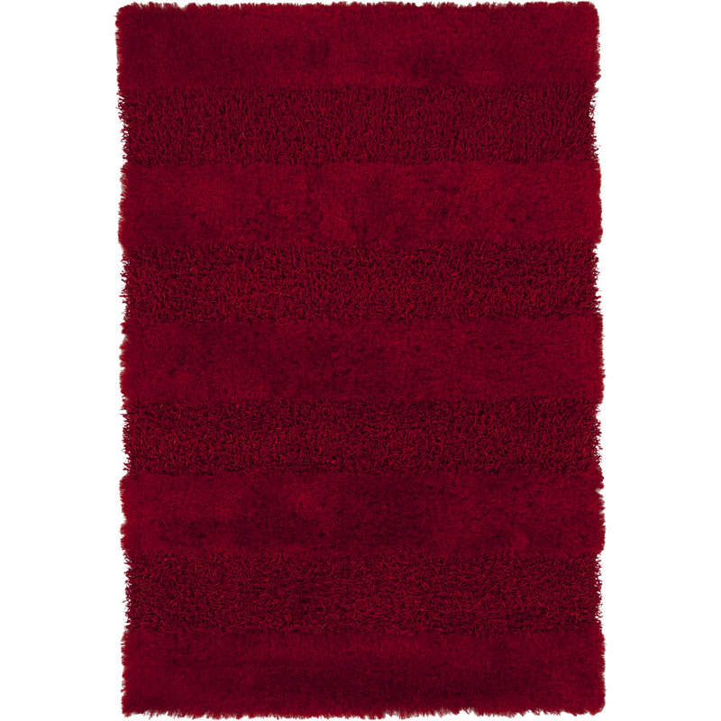 Tapis de zone rouge Winfrey, Rectangle 5 pi x 7 pi 6 po