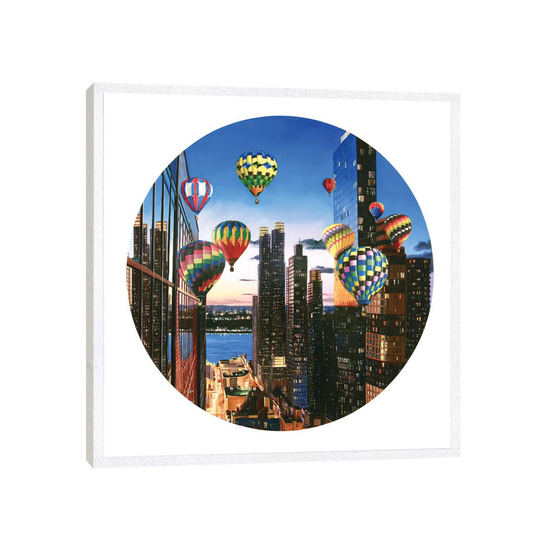 Sightseeing I by Shay Kun - Floater Frame Gallery-Wrapped Canvas Giclée on Canvas, 66.04 cm H x 66.04 cm W, White