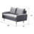 Govany 57.8'' Velvet Loveseat-822535600-861520779