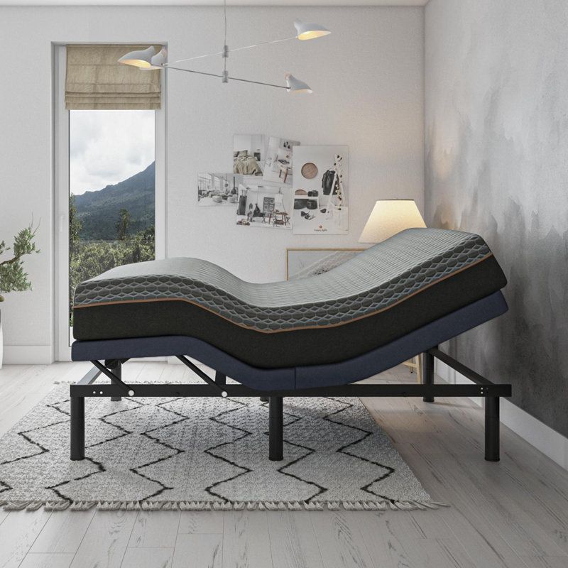 Base de lit réglable avec réglage de la tête et des pieds, Queen