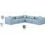 Canapé modulaire en similicuir 5 pièces Houswerth-94884296