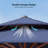 13 FT Round Wood Pattern Cantilever Umbrella,Navy-91018041
