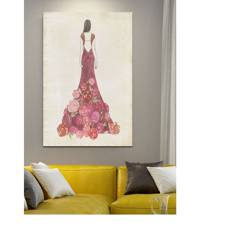 « guirlande gown i », reproduction, H 12 po x l 8 po x P 1,5 po, Toile tendue