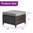 Schutt Wicker Outdoor Ottoman with Cushions-1393356019-1393356021