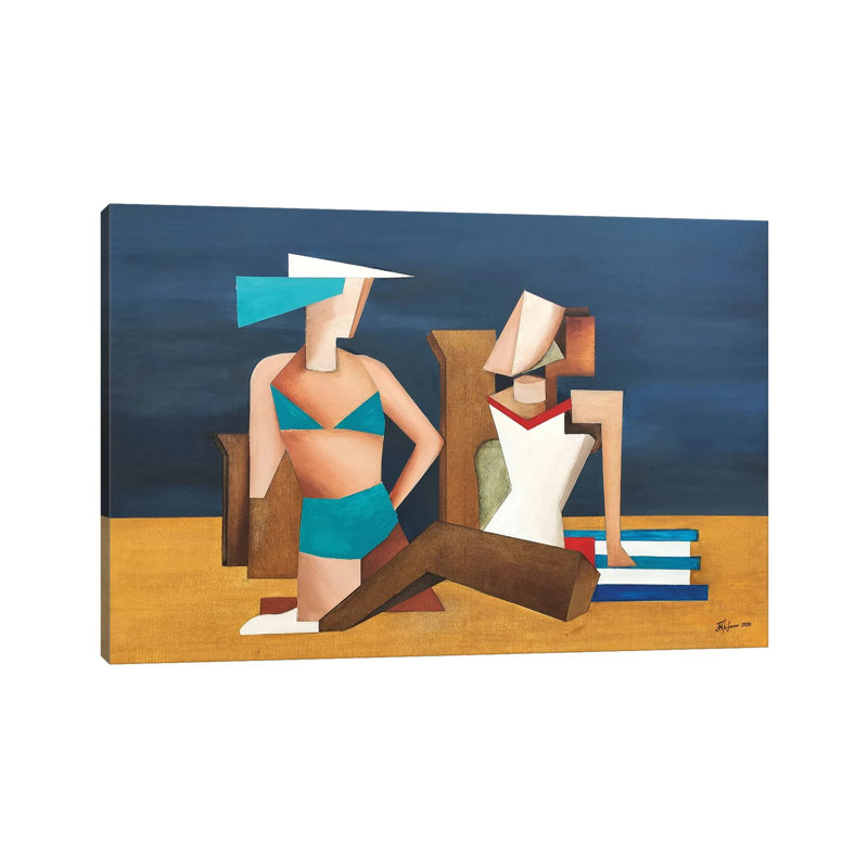 On The Beach Two by Alexander Trifonov - Wrapped Canvas Print