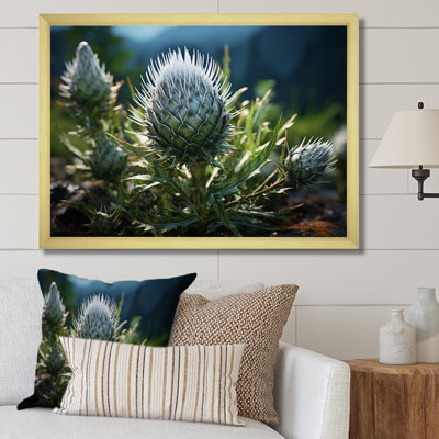 " Green Majestic Thistle I "