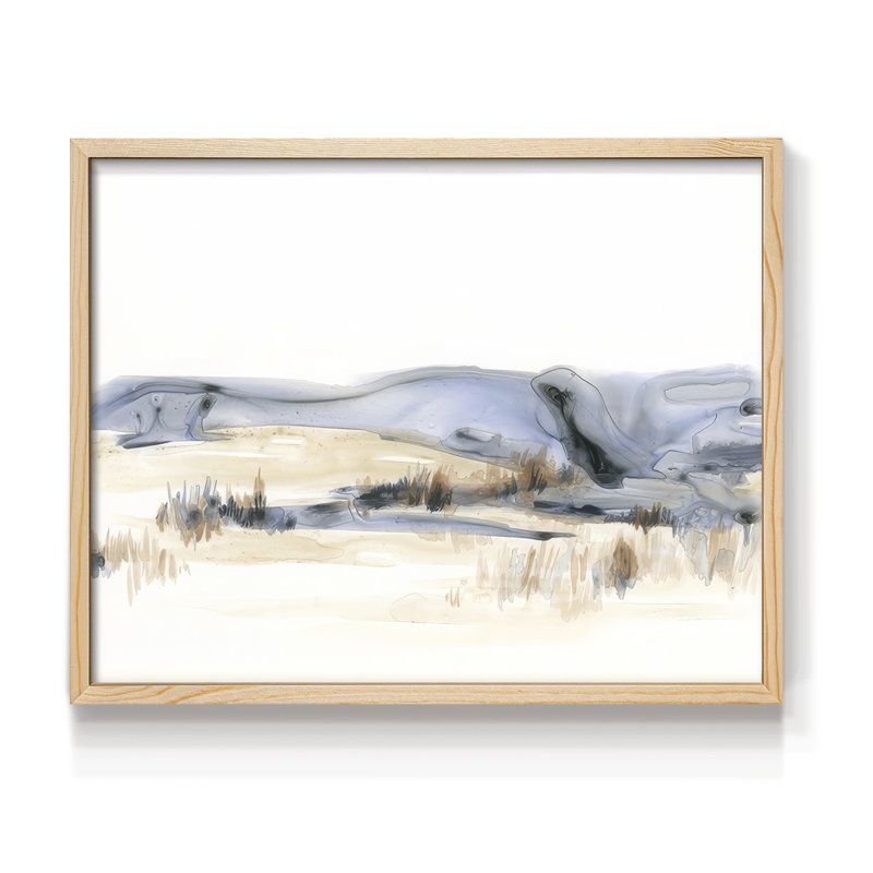Reedy Flats II - Reproduction encadrée - Restickable, H 8 po x l 10 po, Naturel