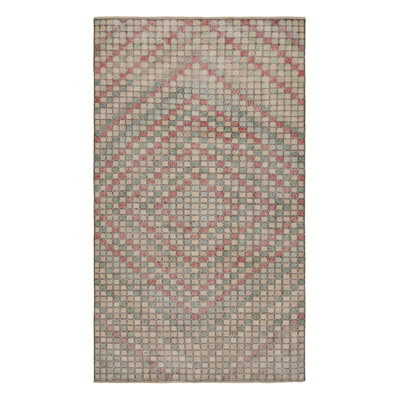 Rug & Kilim Rectangle 5'8''x10' Wool Area Rug In Blue;red;beige;green