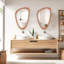 Miroir mural asymétrique Wallbeyond