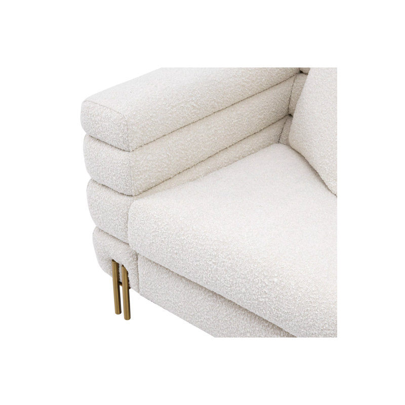 Fauteuil d'appoint York, Crème