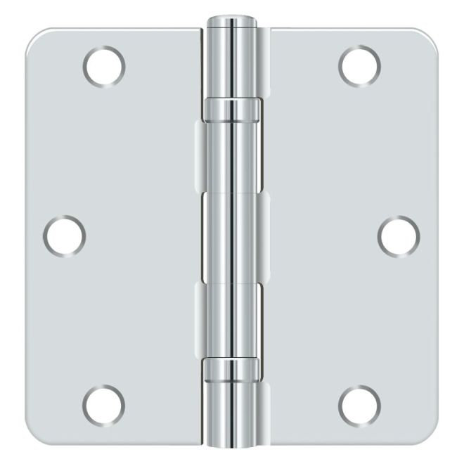 64'' x 64'' Steel Surface Mount Hinge, Polished Chrome