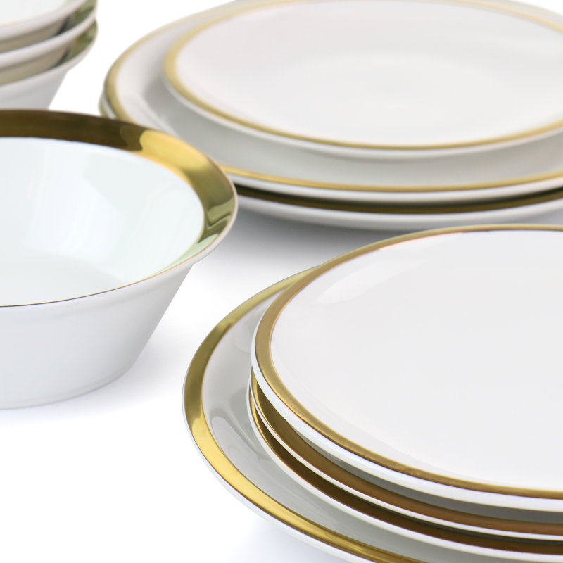 Amagine Ceramic Dinnerware Set 12 Piece - Service for 4