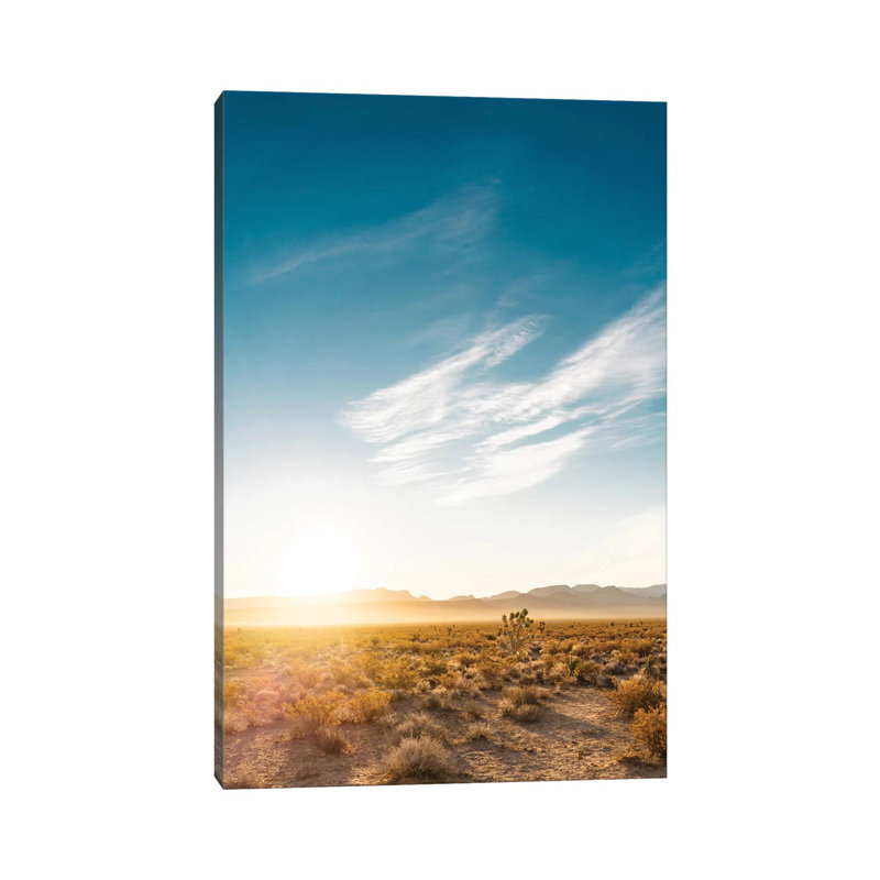 Nevada Desert Sunrise by Bethany Young - Print on Canvas, 45.72cm H x 30.48cm W x 1.91cm D, Wrapped Canvas