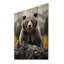 Ours puissant II sur impression sur bois-146840870