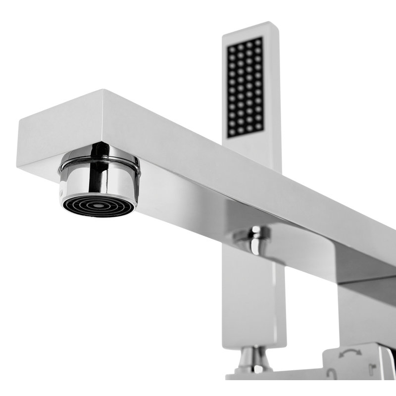 1 Handle Floor Bath Filler with Diverter