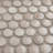 Hudson Penny Round 11-7/8 " x 12-5/8 " Porcelain Mosaic Floor and Wall Tile-35927615