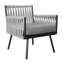 All-iron Four-piece Outdoor Braided Rope Sofa Set